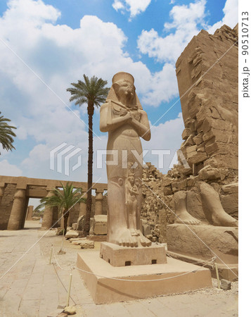 Karnak temple in luxor with its wonderful sculptures and antiquities Karnak temple in luxor with its wonderful sculptures and antiquities 90510713