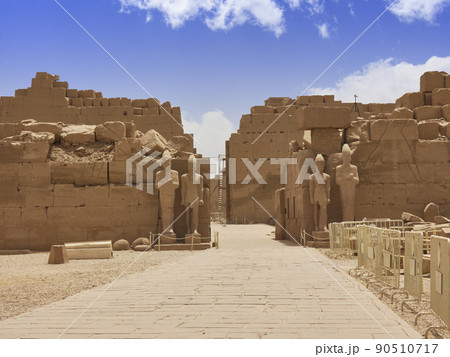 Karnak temple in luxor with its wonderful sculptures and antiquities Karnak temple in luxor with its wonderful sculptures and antiquities 90510717