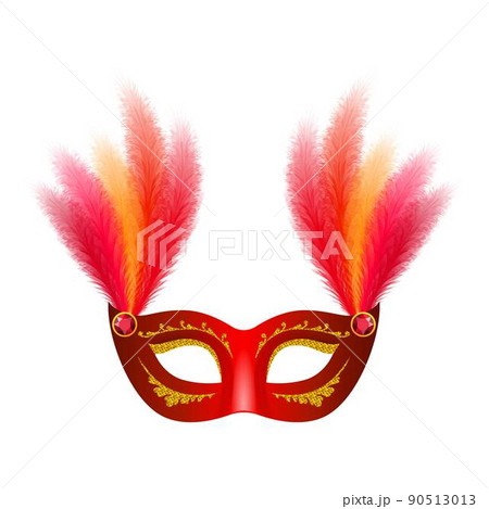 Woman mask icon, realistic style Woman mask icon, realistic style 90513013