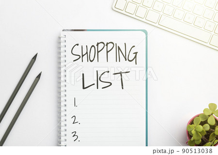 Handwriting text Shopping List. Concept meaning Discipline approach to shopping Basic Items to Buy Flashy School Office Supplies, Teaching Learning Collections, Writing Tools, Handwriting text Shopping List. Concept meaning Discipline approach to shopping Basic Items to Buy Flashy School Office Supplies, Teaching Learning Collections, Writing Tools, 90513038
