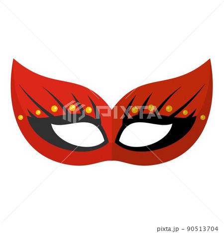 Travel mask icon, flat style Travel mask icon, flat style 90513704
