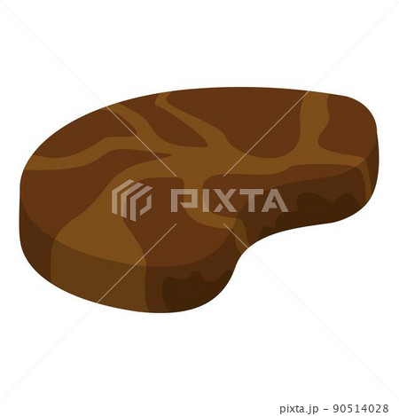Cooking steak icon, flat style Cooking steak icon, flat style 90514028