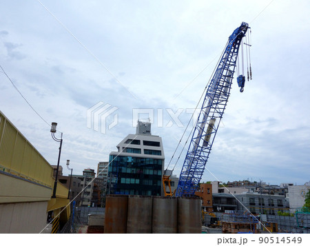 ビル建設現場 安全第一 ビル建設現場 安全第一 90514549