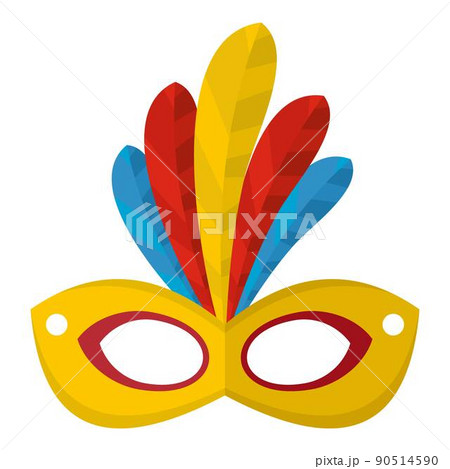 Brazilian carnival icon, flat style Brazilian carnival icon, flat style 90514590