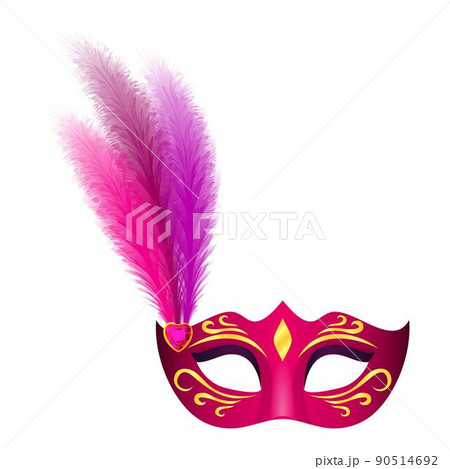 Carnival mask icon, realistic style Carnival mask icon, realistic style 90514692