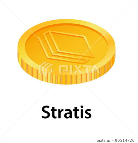 Stratis icon, isometric style 90514726