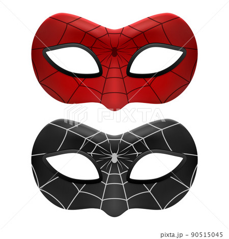 black spider mask