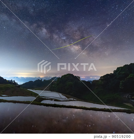 谷水棚田とホタル 長崎県南島原市 谷水棚田とホタル 長崎県南島原市 90519200