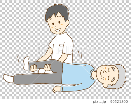 康復和按摩的插圖 康復和按摩的插圖 90521800