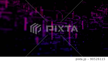 Image of moving shapes on black background Image of moving shapes on black background 90526115