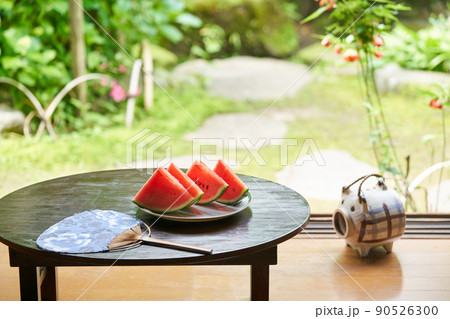 切り分けたスイカ 切り分けたスイカ 90526300