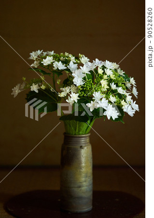 床の間に活けた紫陽花 床の間に活けた紫陽花 90528260