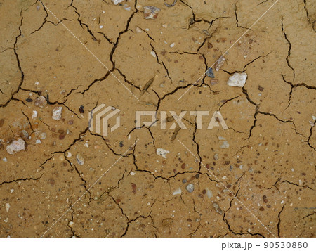 Scorched earth drought landscape dramatic, Global warming concept , Land dry and become cracked dirt 90530880