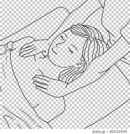 Women receiving décolletage / clavicle lymphatic massage Women receiving décolletage / clavicle lymphatic massage 90532939