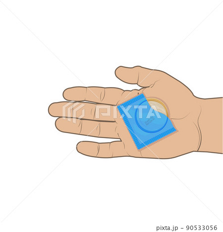 The concept of safe sex, healthy lifestyle. Contraception. Vector illustration of a flat design. 90533056