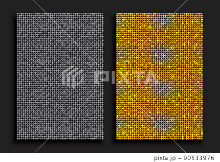 Silver and gold sequin, sparkle, glitter posters 90533976