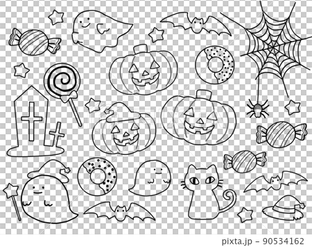 かわいいハロウィンセット 90534162