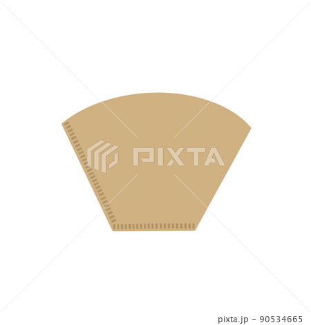 シンプルなコーヒーフィルターのイラスト 90534665