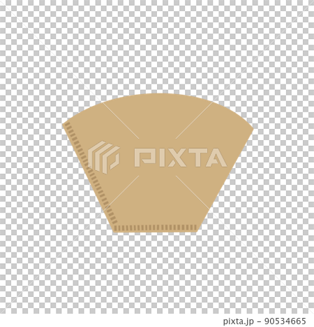 一個簡單的咖啡過濾器的插圖 90534665