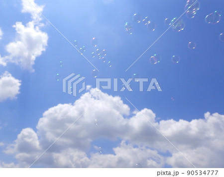 シャボン玉 90534777