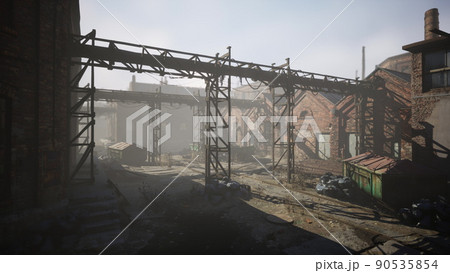 Old destroyed an abandoned factory Old destroyed an abandoned factory 90535854