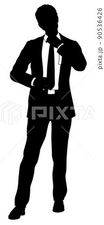 Business People Man Silhouette Businessman Business People Man Silhouette Businessman 90536426
