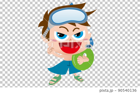 海水浴兒童 90540136