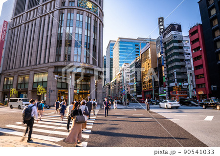 《東京都》日本橋・都市風景 90541033