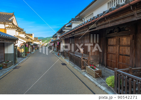徳島　重伝建　脇町の町並み 90542271