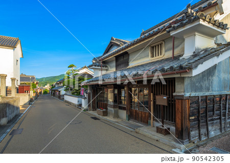 徳島　重伝建　脇町の町並み 90542305