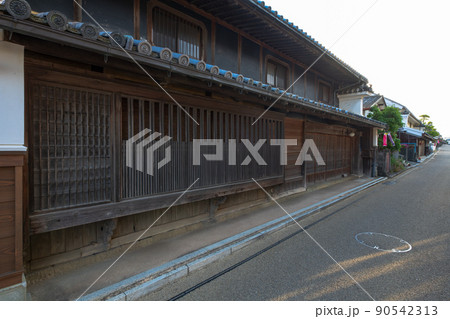 徳島　重伝建　脇町の町並み 90542313