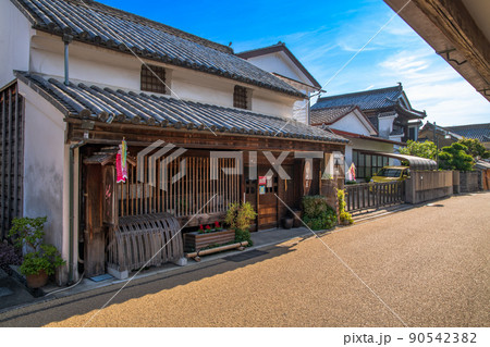 徳島　重伝建　脇町の町並み 90542382
