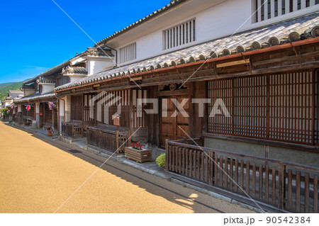徳島　重伝建　脇町の町並み 90542384