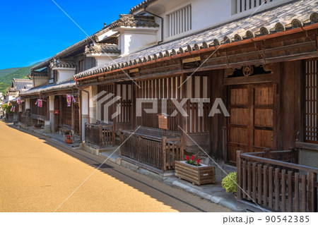 徳島　重伝建　脇町の町並み 90542385