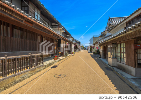 徳島　重伝建　脇町の町並み 90542506