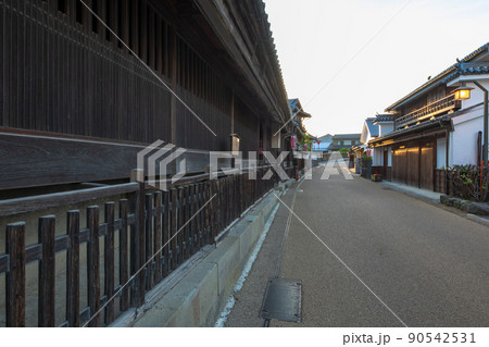徳島　重伝建　脇町の町並み 90542531