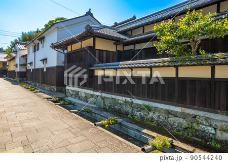 愛媛県　大洲市の町並み 90544240