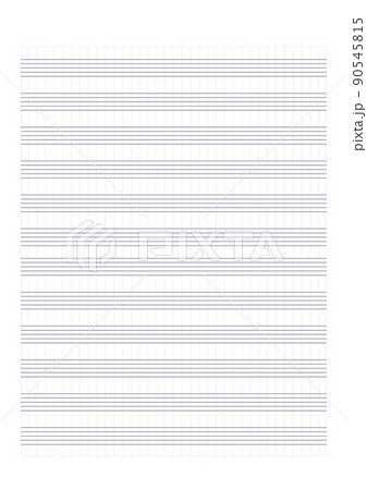 Graph paper. Printable grid paper with stave on a white background. A blank music sheet paper with staff. Geometric pattern for composition, education, school. Realistic lined paper blank size A4 Graph paper. Printable grid paper with stave on a white background. A blank music sheet paper with staff. Geometric pattern for composition, education, school. Realistic lined paper blank size A4 90545815