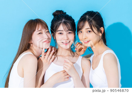 若い女性のビューティー 90546870