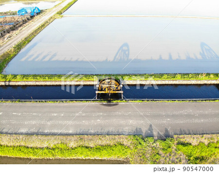 高知県四万十市 安並水車の里の風景 高知県四万十市 安並水車の里の風景 90547000