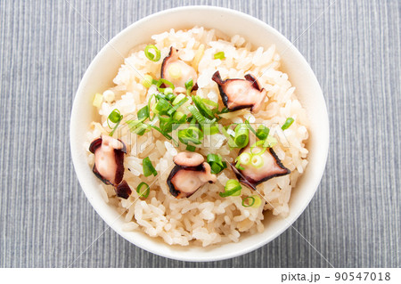 たこめし(タコの炊き込みご飯)。 90547018