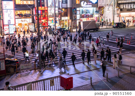 《東京都》上野駅前・繁華街 90551560
