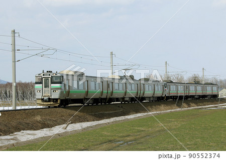 学園都市線　札沼線　普通列車　733系　731系 90552374