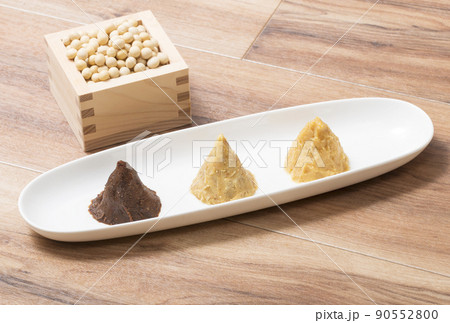 味噌 発酵食品 イメージ素材 伝統調味料 味噌 発酵食品 イメージ素材 伝統調味料 90552800