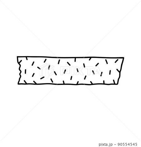 Washi tape strip with cute design 90554545