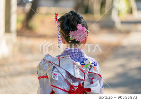 7歳の七五三詣 7歳の七五三詣 90555873