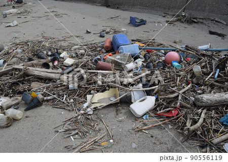海岸の漂着物 環境問題 ゴミ問題 海岸の漂着物 環境問題 ゴミ問題 90556119