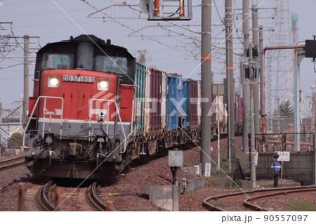 DD51 1803号機牽引の貨物列車_2010/3/21撮影 90557097