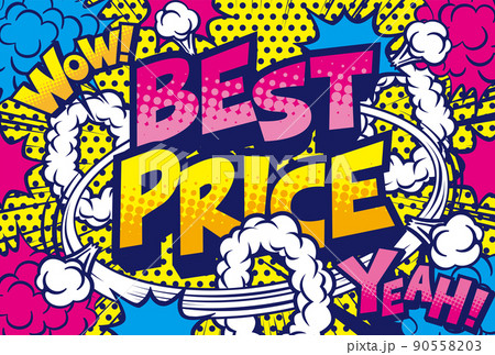 お店の販売促進用の英文のセールのPOP素材 お店の販売促進用の英文のセールのPOP素材 90558203