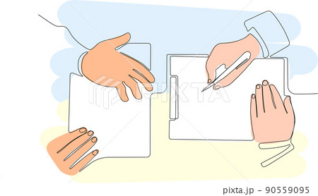 Signing a peace treaty Stop the war in Ukraine 90559095